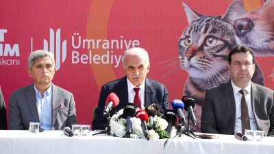 ÜMRANİYE BELEDİYE BAŞKANI İSMET YILDIRIM, HEKİMBAŞI HAYVAN BARINAĞININ GEÇTİĞİMİZ PAZAR