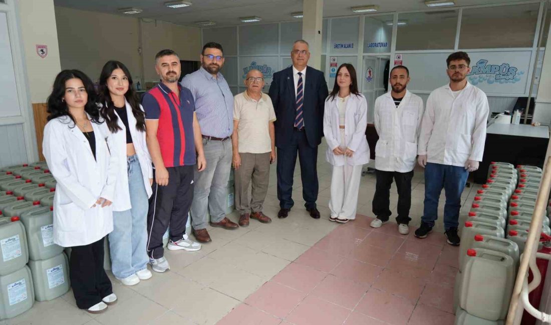 ONDOKUZ MAYIS ÜNİVERSİTESİ (OMÜ) FEN FAKÜLTESİ BÜNYESİNDE PANDEMİ ZAMANINDA DEZENFEKTAN