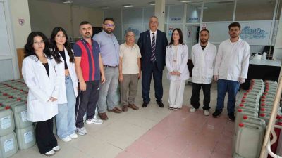 ONDOKUZ MAYIS ÜNİVERSİTESİ (OMÜ) FEN FAKÜLTESİ BÜNYESİNDE PANDEMİ ZAMANINDA DEZENFEKTAN