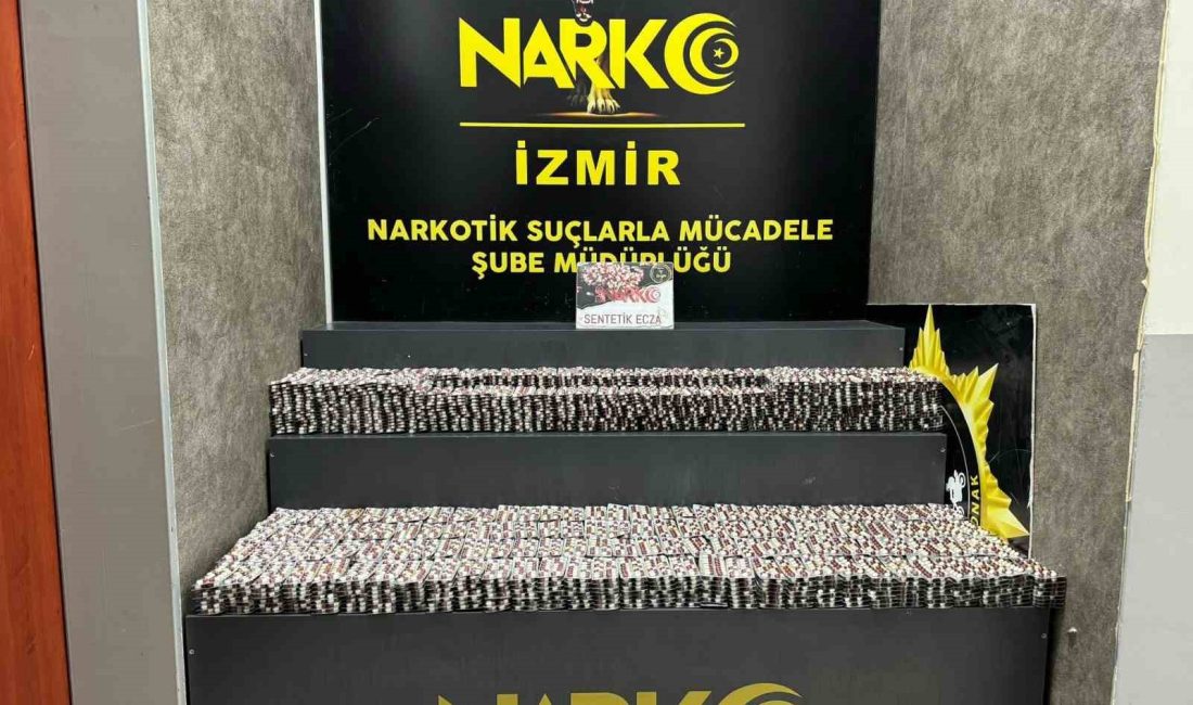 İL DIŞINDAN İZMİR'E YÜKLÜ MİKTARDA UYUŞTURUCU MADDE GETİRECEĞİ BELİRLENEN UYUŞTURUCU