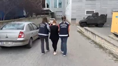 SAMSUN'DA UYUŞTURUCU TİCARETİNDEN ARANAN KADIN ŞAHIS YAKALANDI.