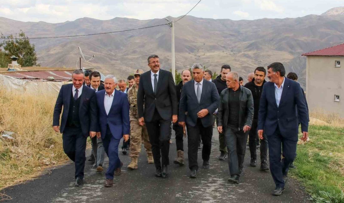 HAKKARİ VALİSİ ALİ ÇELİK, İLÇE, BELDE, KÖY VE MEZRA ZİYARETLERİ