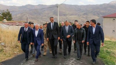 HAKKARİ VALİSİ ALİ ÇELİK, İLÇE, BELDE, KÖY VE MEZRA ZİYARETLERİ