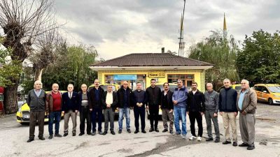 VALİ AYDOĞDU, TAKSİ DURAĞININ MİSAFİRİ OLDU