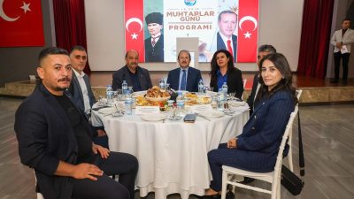 MERSİN VALİSİ ALİ HAMZA PEHLİVAN, ‘MUHTARLAR GÜNÜ’ DOLAYISIYLA DÜZENLENEN PROGRAMDA