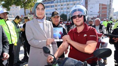 VALİ YİĞİTBAŞI, KASK KULLANIMINA DİKKAT ÇEKTİ