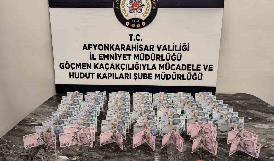 AFYONKARAHİSAR’DA POLİS TARAFINDAN GÖÇMEN KAÇAKÇILIĞINA YÖNELİK YAPILAN OPERASYONDA 3 KİŞİ