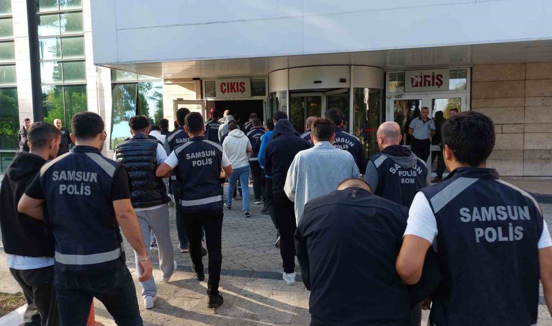 SAMSUN MERKEZLİ 13 İLDE EŞ ZAMANLI DÜZENLENEN YASA DIŞI BAHİS