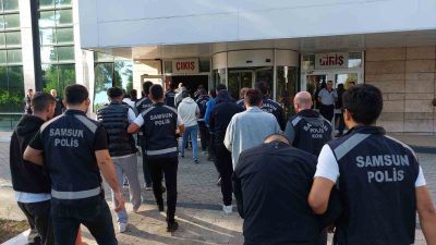 SAMSUN MERKEZLİ 13 İLDE EŞ ZAMANLI DÜZENLENEN YASA DIŞI BAHİS