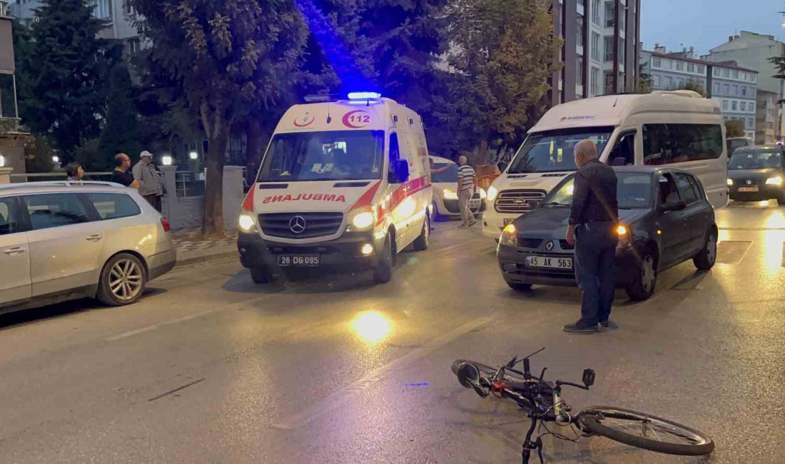 ESKİŞEHİR’DE BİSİKLETİYLE YAYA GEÇİDİNDEN GEÇEN 16 YAŞINDAKİ ÇOCUK, HIZLA GELEN