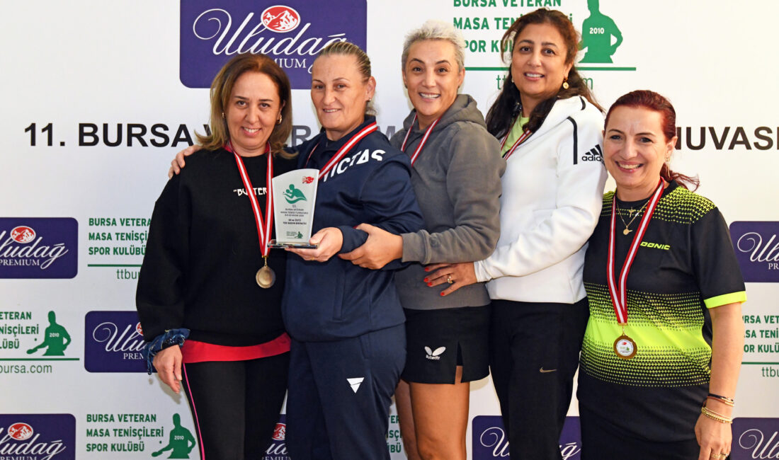 Osmangazi Belediyesi ve Bursa Veteran Masa Tenisçileri Spor Kulübü işbirliğinde