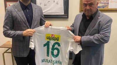 Bursaspor Başkanı Enes Çelik, TFF 1. Başkan Vekili Sayın Mecnun