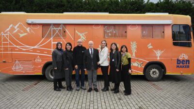 Bursa Büyükşehir Belediye Başkanı Mustafa Bozbey ve eşi Seden Bozbey,