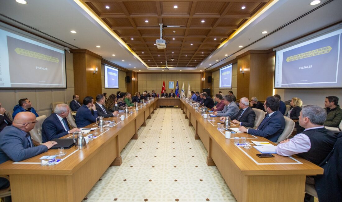 Bursa İl Afet Risk Azaltma Planı kapsamında Deprem Masasında yer