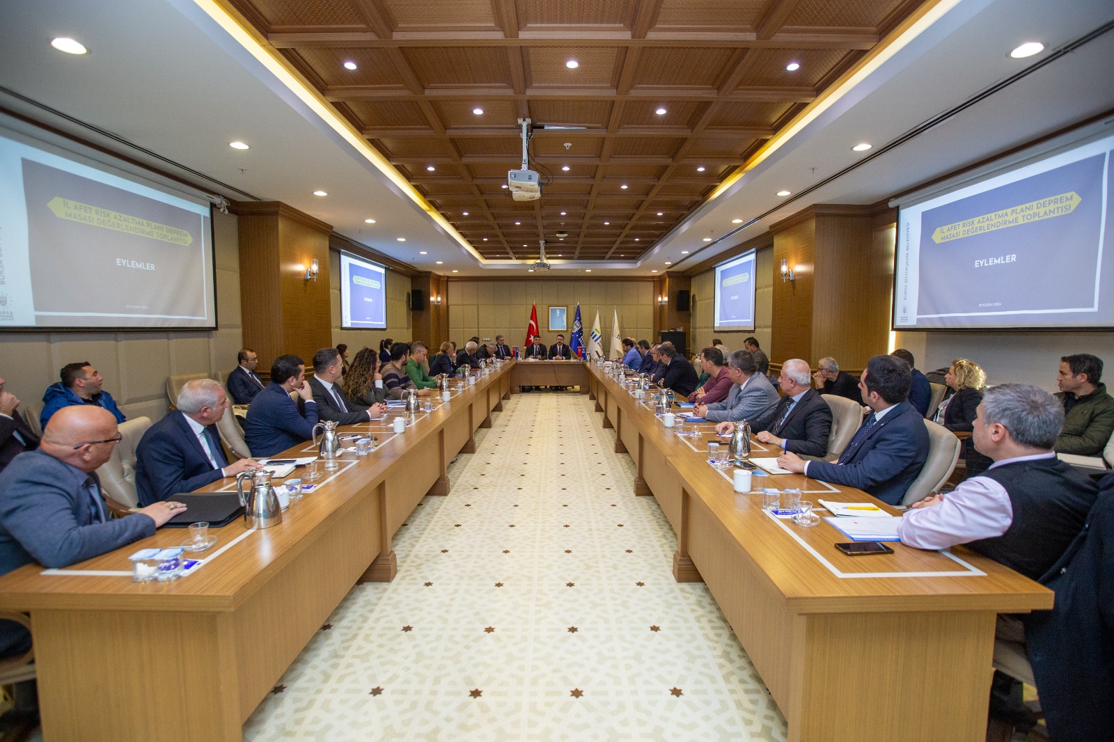 Bursa İl Afet Risk Azaltma Planı kapsamında Deprem Masasında yer