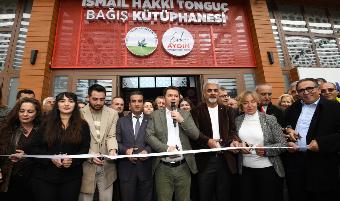 Osmangazi Belediyesi, kente kazandırdığı 14’üncü kütüphane olan İsmail Hakkı Tonguç