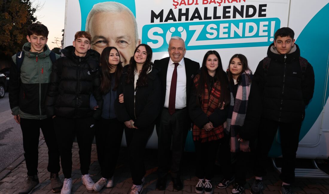 Mahalle Buluşmaları kapsamında Nilüfer Belediye Başkanı Şadi Özdemir, Beşevler Mahallesi’ni