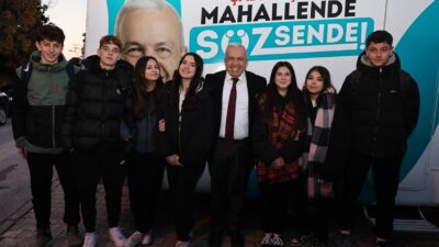 Mahalle Buluşmaları kapsamında Nilüfer Belediye Başkanı Şadi Özdemir, Beşevler Mahallesi’ni