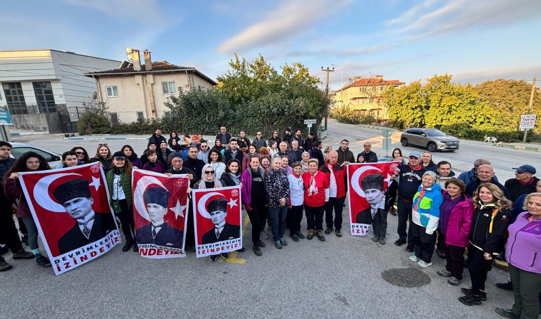 Nilüfer Belediyesi, 10 Kasım Atatürk’ü Anma Günü dolayısıyla Mysia Yolları’nda