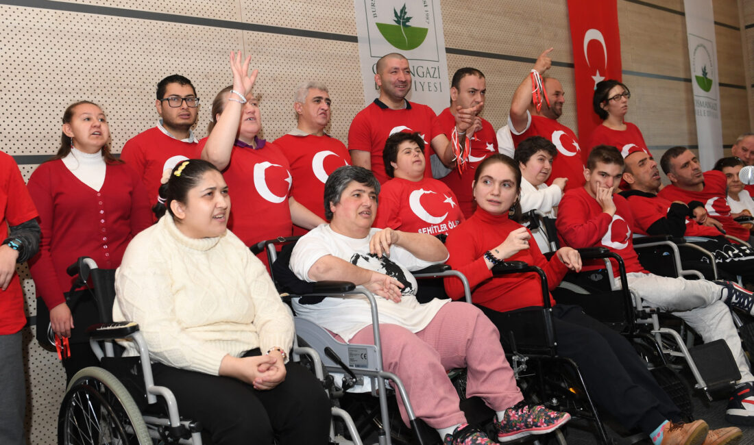 Engelli Bireyler Atatürk’ü Saygı Ve Özlemle Andı Osmangazi Belediyesi bünyesinde hizmet veren Osmangazi Belediyesi Engelliler Bakım Merkezi