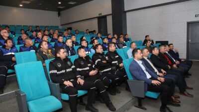 Nilüfer Belediyesi bünyesinde görev yapan zabıta personeline yönelik düzenlenen seminerde,