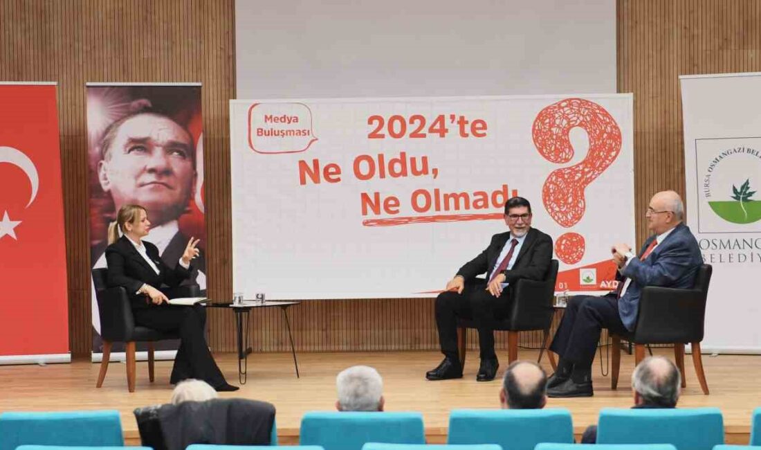 Osmangazi Belediyesi’nin düzenlediği Medya Buluşmaları programında Bursa medyasının tecrübeli kalemleri,