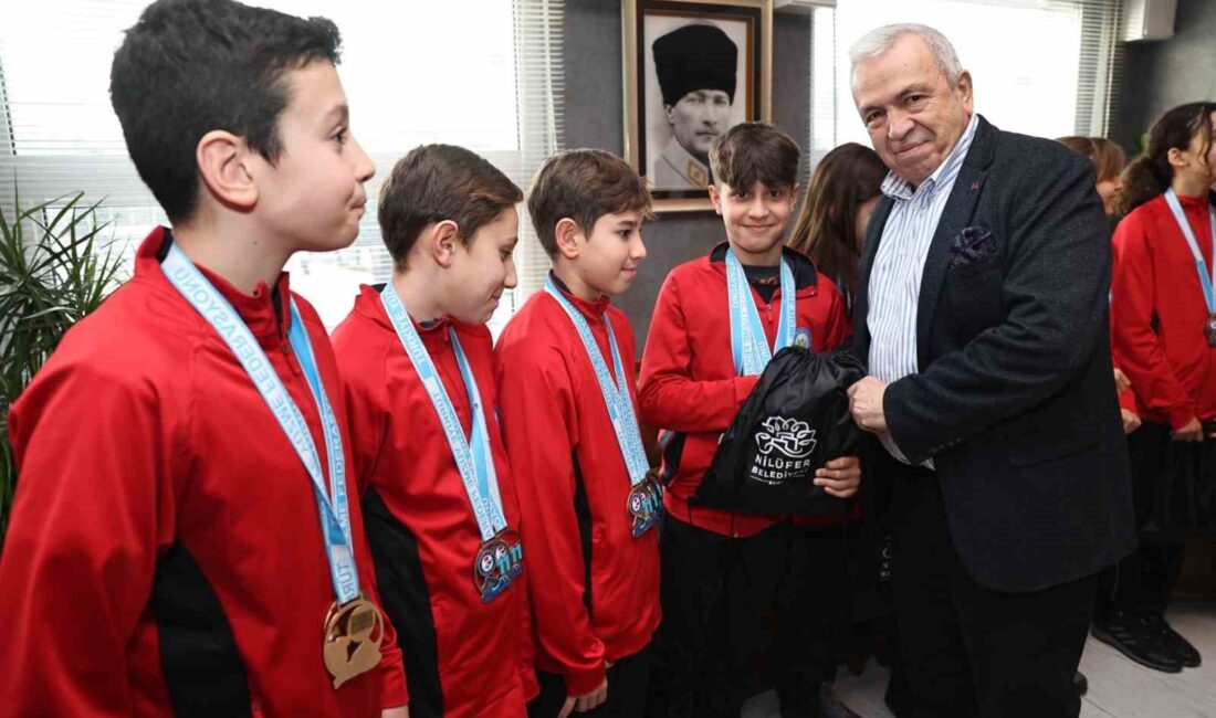 Nilüfer Belediyespor’un, Türkiye Şampiyonalarında U11 yüzme ve güreş branşında derece