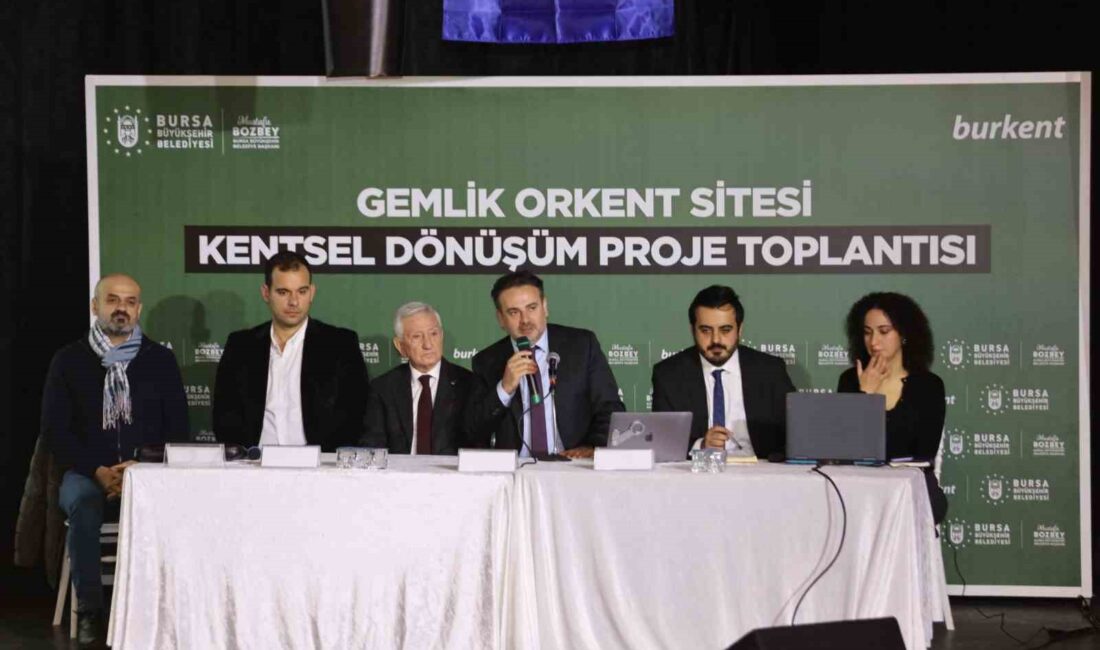 Bursa Büyükşehir Belediyesi iştiraklerinden Burkent AŞ tarafından Gemlik ilçesinde yürütülen