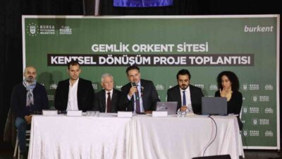 Bursa Büyükşehir Belediyesi iştiraklerinden Burkent AŞ tarafından Gemlik ilçesinde yürütülen