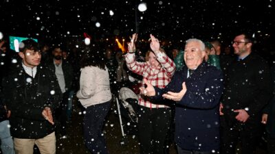 Bursa Büyükşehir Belediye Başkanı Mustafa Bozbey ve eşi Seden Bozbey,