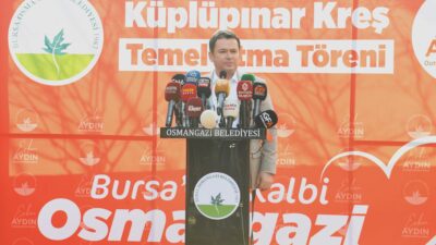 Osmangazi ilçesini  hizmetlerle donatan Osmangazi Belediye Başkanı Erkan Aydın,