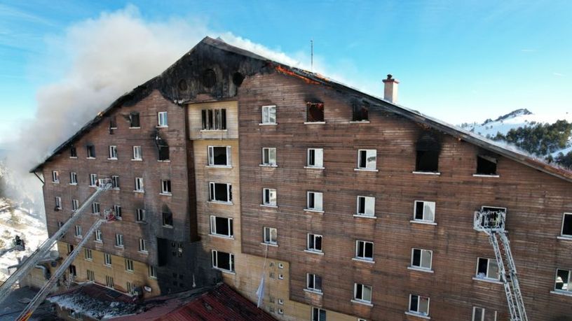 Bolu Kartalkaya'da 78 kişinin yaşamını yitirdiği otel yangının ardından genişletilen