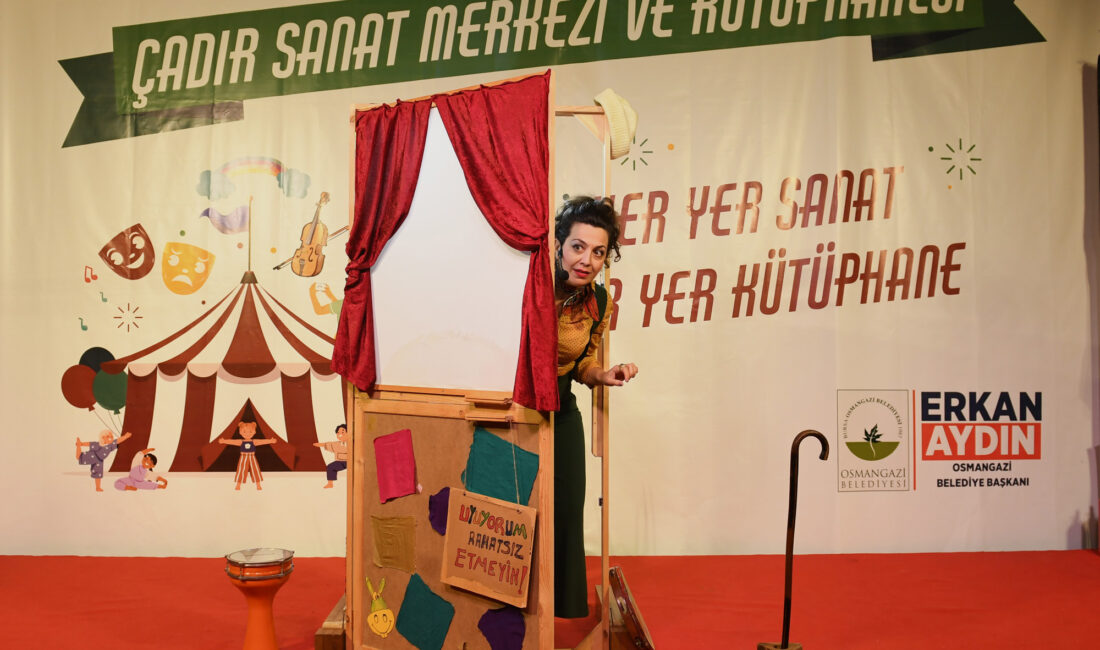 Osmangazi Belediyesi’nin düzenlemiş olduğu Yarıyıl Şenliği kapsamında Altınova Mahallesi’nde kurulan