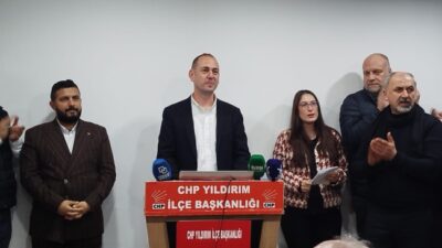 Cumhuriyet Halk Partisi Yıldırım İlçe Başkanlığı’nda 9 Şubat’ta yapılacak olağanüstü