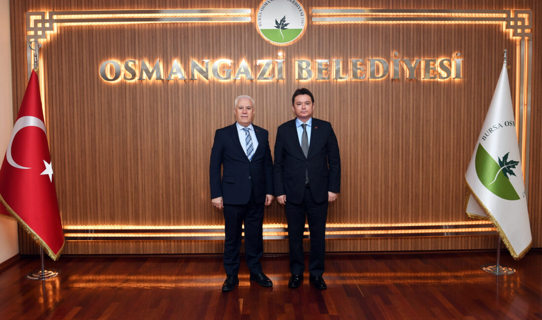 Bursa Büyükşehir Belediye Başkanı Mustafa Bozbey, Osmangazi Belediye Başkanı Erkan
