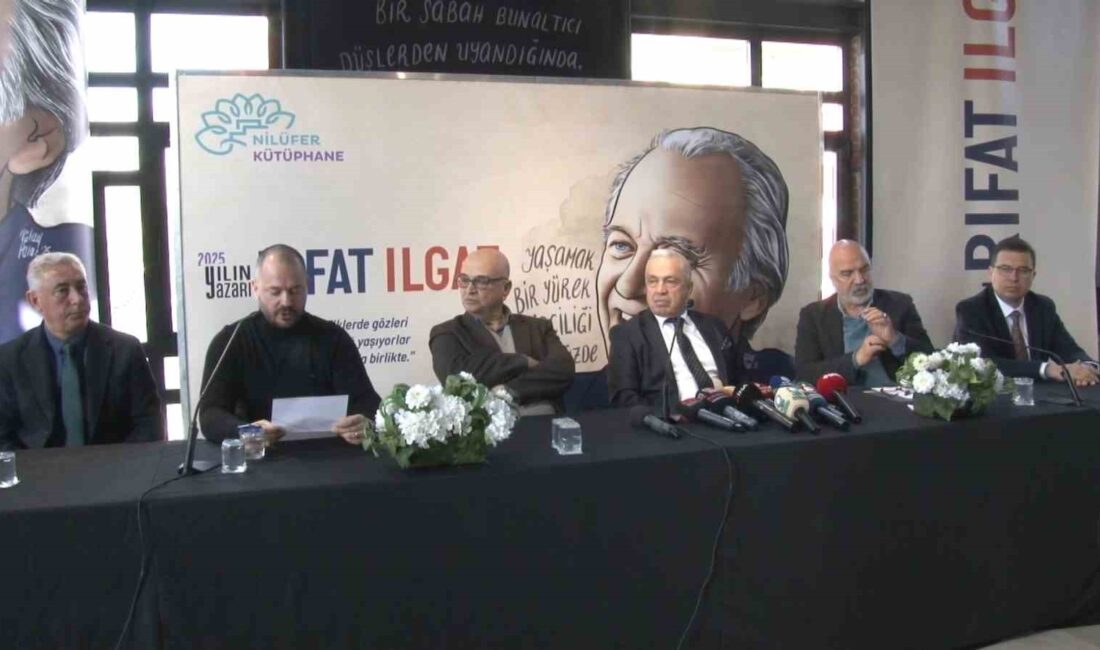 Bursa’da her sene Nilüfer Belediyesi tarafından hazırlanan yılın yazarı etkinlikleri