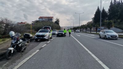 Hızlı Sürücüler Cezadan Kaçamadı Mudanya İlçe Emniyet Müdürlüğü Trafik Büro Amirliği ekipleri, Bursa Asfaltı