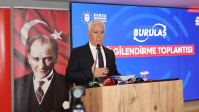  Bursa Büyükşehir Belediye Başkanı Mustafa Bozbey, BURULAŞ ile Demiryol-İş Sendikası