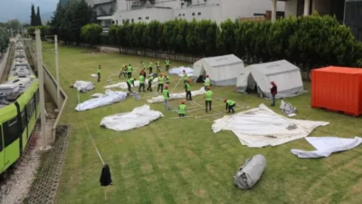 Bursa Büyükşehir Belediyesi iştiraki BURULAŞ, olası afet ve acil durumlara