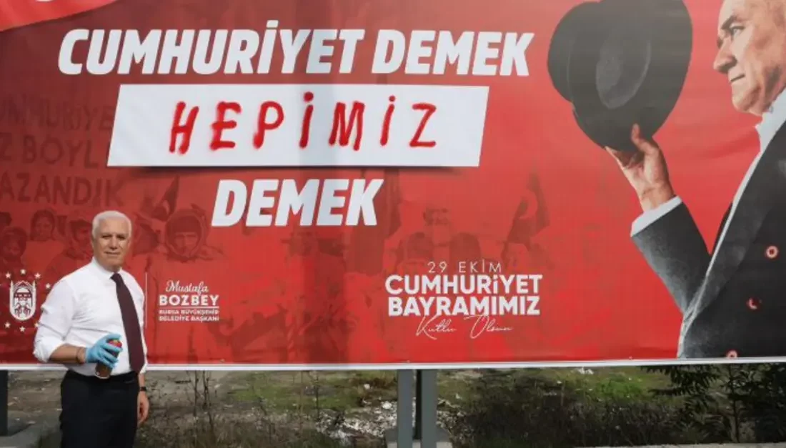 Bursa Büyükşehir Belediyesi’nin Cumhuriyet’in 102.