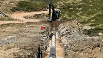 Büyükşehir Belediyesi tarafından Uludağ’ın Kırkpınar bölgesinde ömrünü tamamlayan 32 yıllık