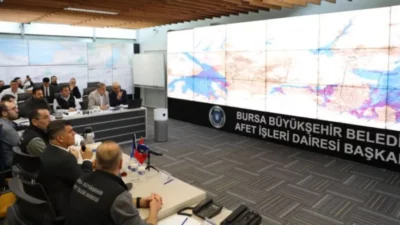 Bursadaki olası afet ve acil durumlara karşı hazırlıklarını aralıksız sürdüren