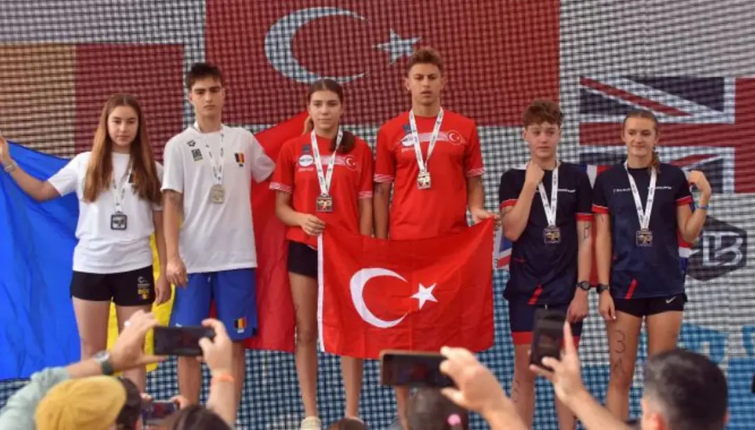 Bursa Büyükşehir Belediyesporlu Muhammed Emir Kurtulan, Biathle Triathle Avrupa Şampiyonasında