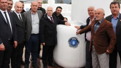 Bursada fide-fidan desteğinden damla sulama boru teminine kadar her alanda