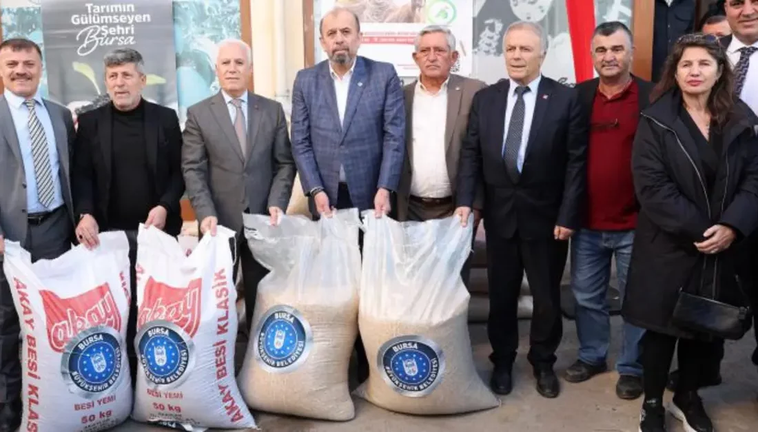 Bursada kırsal kalkınmaya yönelik çalışmalarını sürdüren Büyükşehir Belediyesi, küçükbaş hayvan