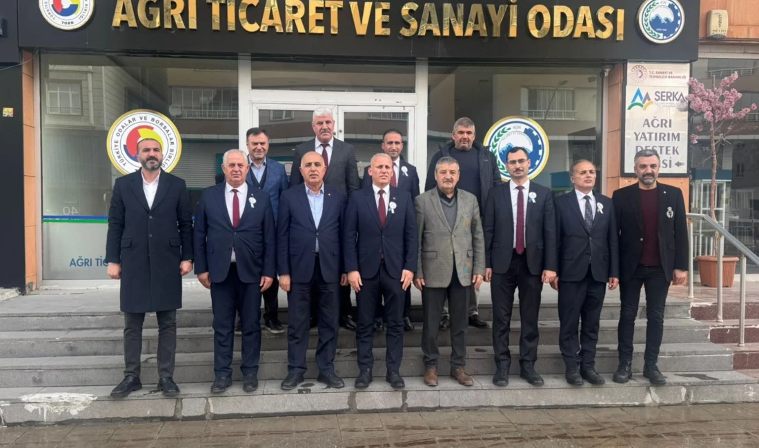 37. Vergi Haftası dolayısıyla Ağrı Vergi Dairesi Müdürlüğü heyeti, Ağrı