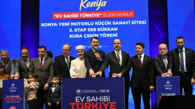 Yüzyılın Konut Projesi kapsamında Konya’da yapılacak 15 bin 200 konutun