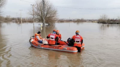 Edirne’de Arda, Tunca ve Meriç nehirlerinin debisinin artması sonucu meydana