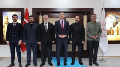 Ağrı Amatör Spor Kulüpleri Federasyonu (ASKF) Başkanı Celal Bulut ve