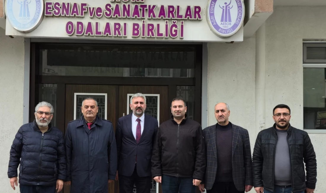 Ağrı Esnaf ve Sanatkarlar Odası Başkanlığına seçilen Arif Yıldıray Hatunoğlu’na